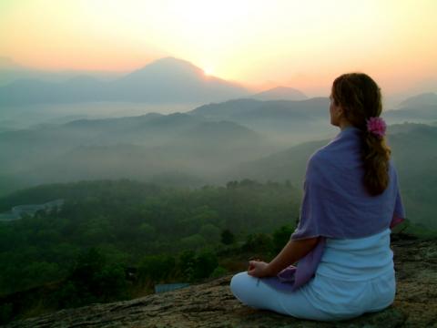 Breathing meditation